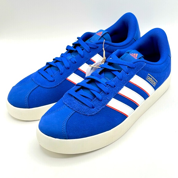 Men’s Adidas Neo VL Court 3.0 Skateboarding Shoes Size 12 Bright Blue ID6283 - Picture 1 of 9
